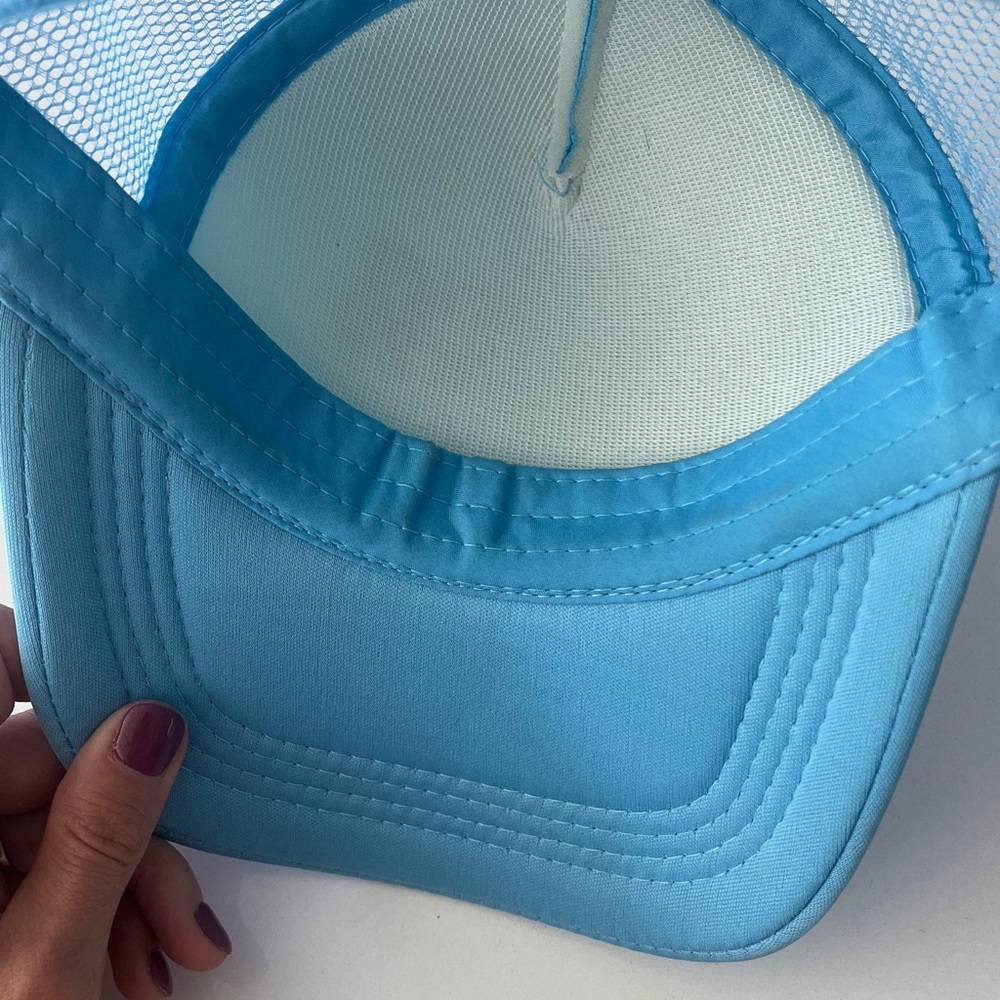 Kai Aloha "Aloha Friday" Hawaii Trucker Hat - Blue & Pink LIMITED EDITION - Picture 6 of 6